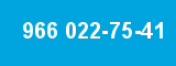 966 022-75-41